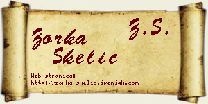 Zorka Skelić vizit kartica
